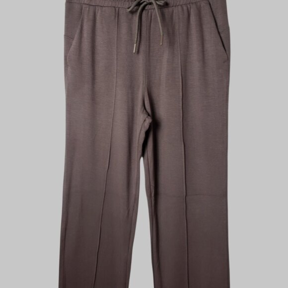 Danskin Womens Waist Stretchy Scuba Pants Plum Size Small - Picture 5 of 16